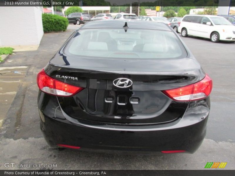 Black / Gray 2013 Hyundai Elantra GLS