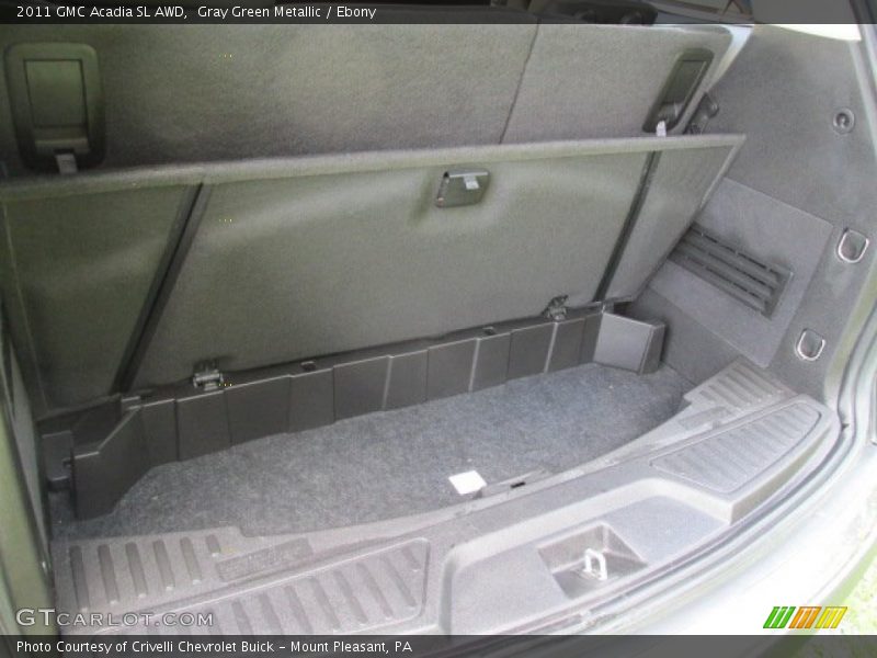 Gray Green Metallic / Ebony 2011 GMC Acadia SL AWD