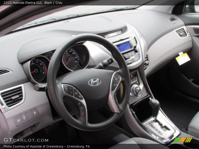 Black / Gray 2013 Hyundai Elantra GLS
