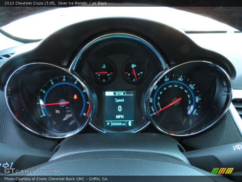 Silver Ice Metallic / Jet Black 2013 Chevrolet Cruze LT/RS