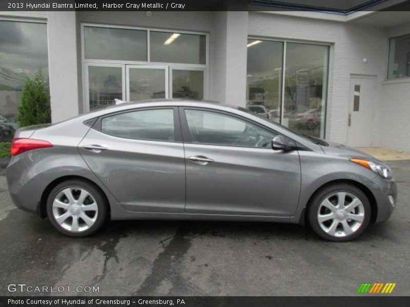 Harbor Gray Metallic / Gray 2013 Hyundai Elantra Limited