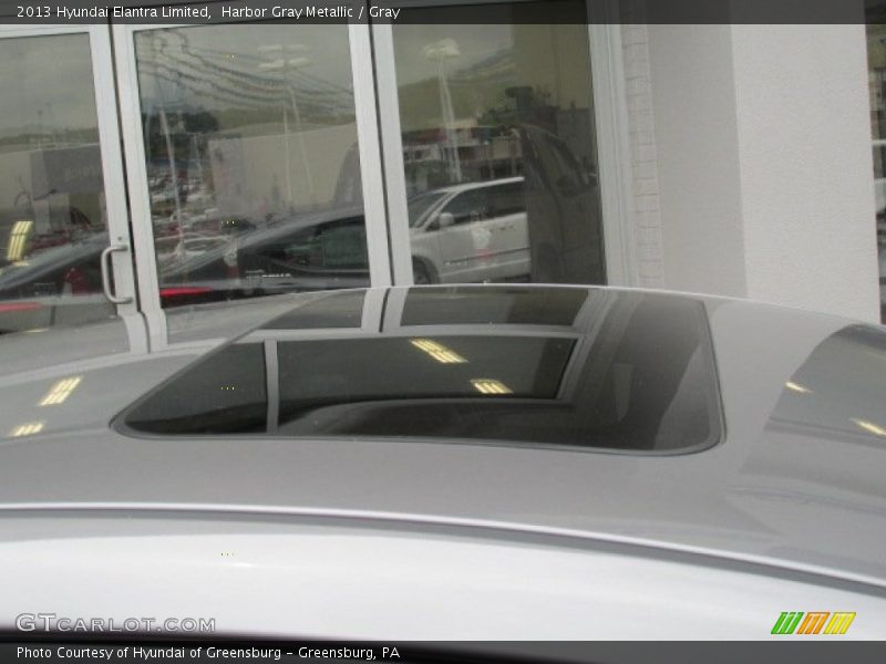 Harbor Gray Metallic / Gray 2013 Hyundai Elantra Limited
