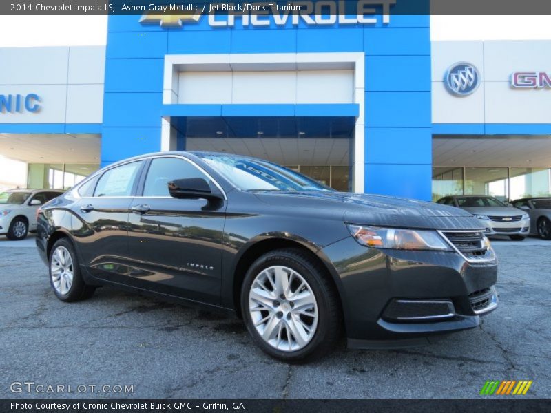 Ashen Gray Metallic / Jet Black/Dark Titanium 2014 Chevrolet Impala LS