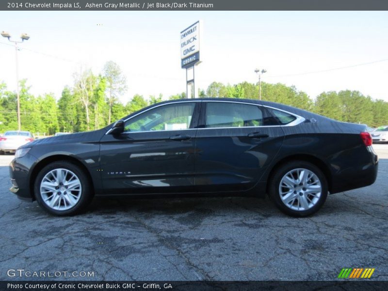 Ashen Gray Metallic / Jet Black/Dark Titanium 2014 Chevrolet Impala LS