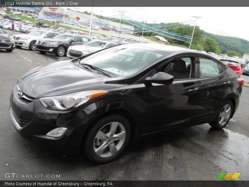 Black / Gray 2013 Hyundai Elantra GLS