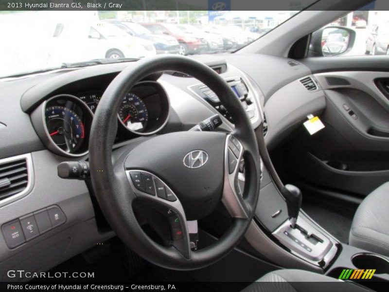 Black / Gray 2013 Hyundai Elantra GLS