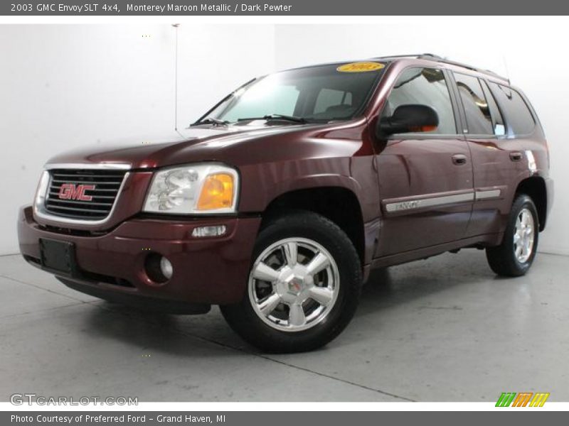 Monterey Maroon Metallic / Dark Pewter 2003 GMC Envoy SLT 4x4