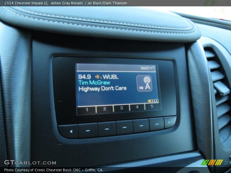 Ashen Gray Metallic / Jet Black/Dark Titanium 2014 Chevrolet Impala LS