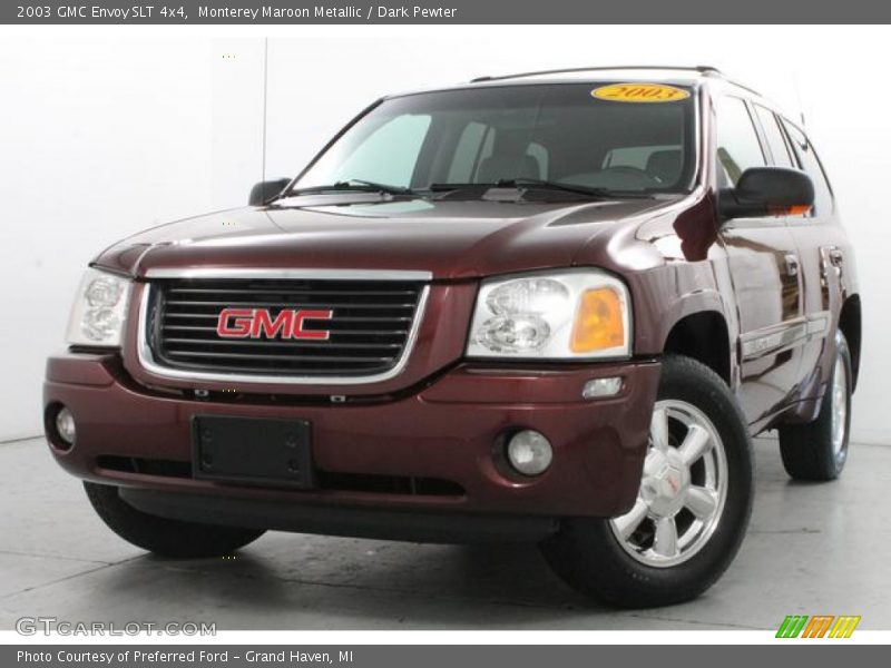 Monterey Maroon Metallic / Dark Pewter 2003 GMC Envoy SLT 4x4