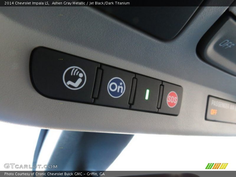 Ashen Gray Metallic / Jet Black/Dark Titanium 2014 Chevrolet Impala LS