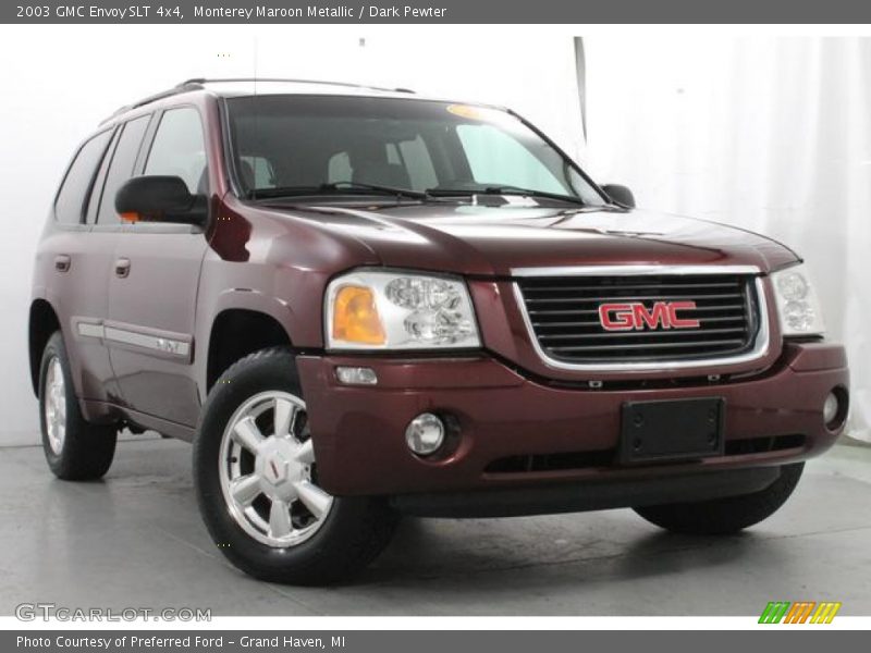 Monterey Maroon Metallic / Dark Pewter 2003 GMC Envoy SLT 4x4