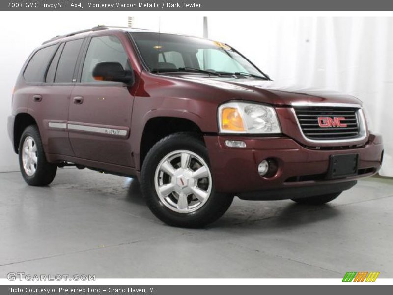 Monterey Maroon Metallic / Dark Pewter 2003 GMC Envoy SLT 4x4