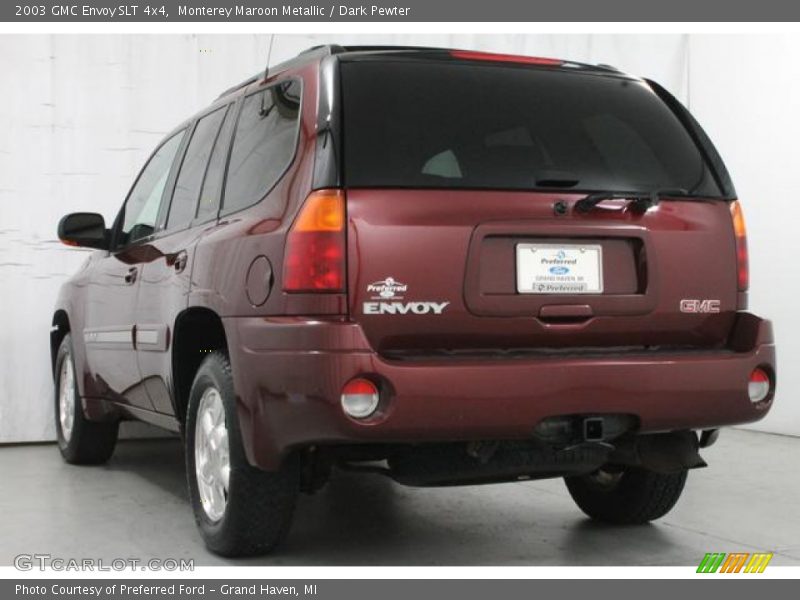 Monterey Maroon Metallic / Dark Pewter 2003 GMC Envoy SLT 4x4