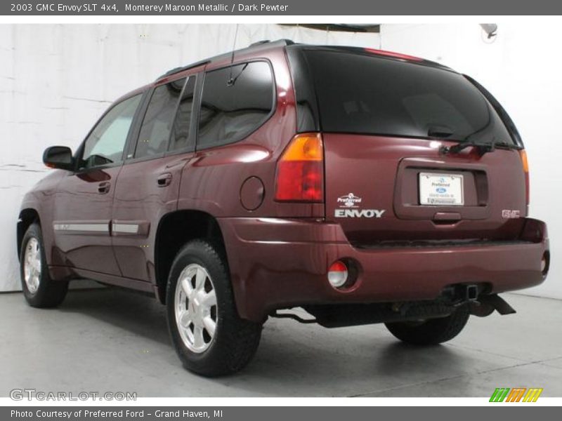Monterey Maroon Metallic / Dark Pewter 2003 GMC Envoy SLT 4x4