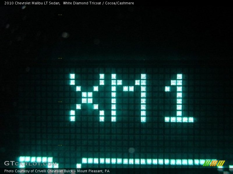 White Diamond Tricoat / Cocoa/Cashmere 2010 Chevrolet Malibu LT Sedan