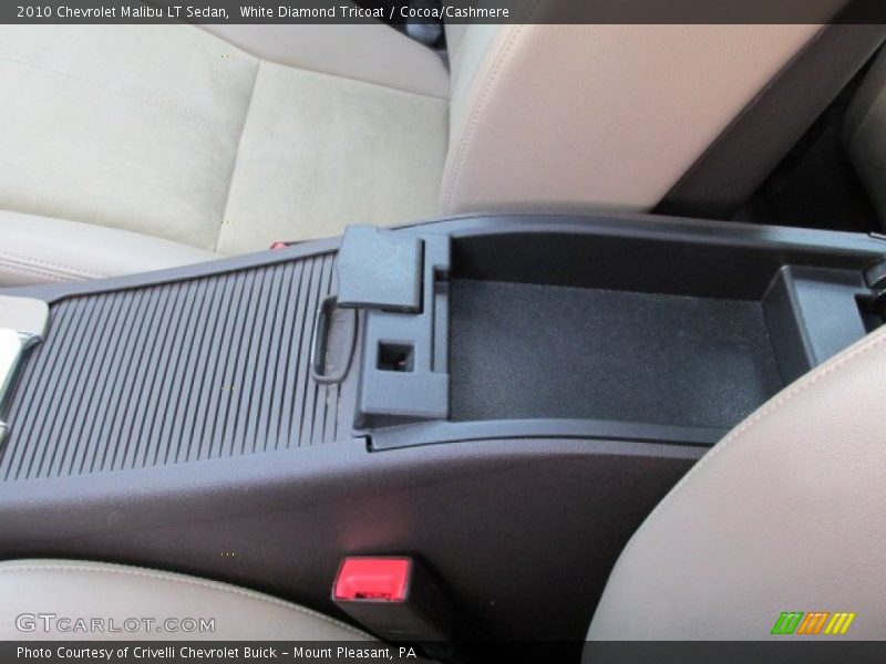 White Diamond Tricoat / Cocoa/Cashmere 2010 Chevrolet Malibu LT Sedan