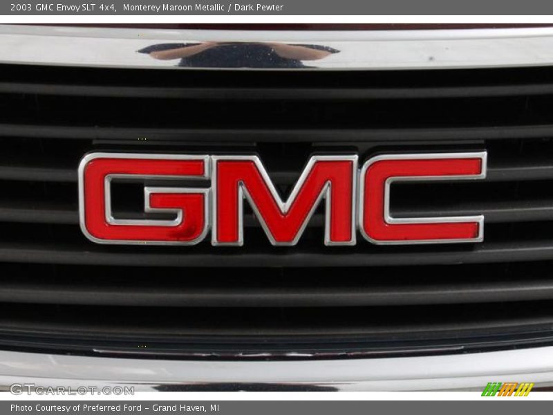 Monterey Maroon Metallic / Dark Pewter 2003 GMC Envoy SLT 4x4
