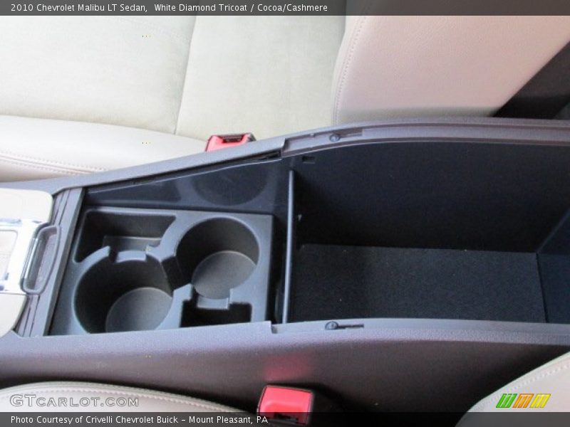 White Diamond Tricoat / Cocoa/Cashmere 2010 Chevrolet Malibu LT Sedan
