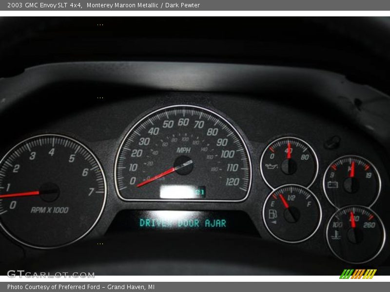 Monterey Maroon Metallic / Dark Pewter 2003 GMC Envoy SLT 4x4