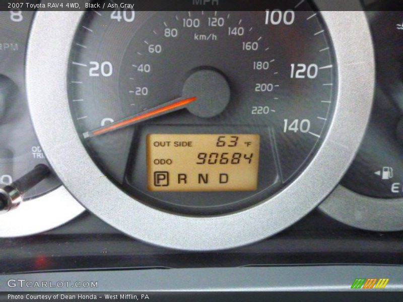 Black / Ash Gray 2007 Toyota RAV4 4WD
