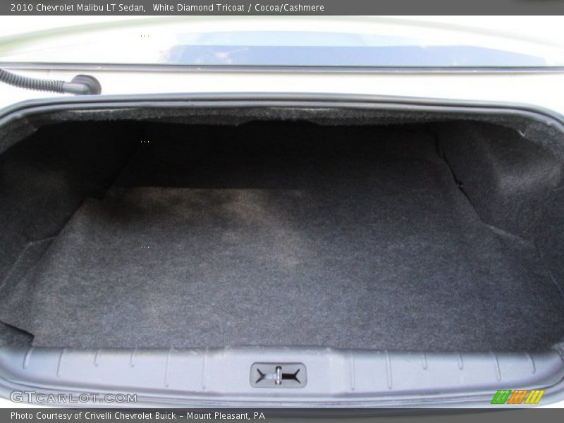 White Diamond Tricoat / Cocoa/Cashmere 2010 Chevrolet Malibu LT Sedan