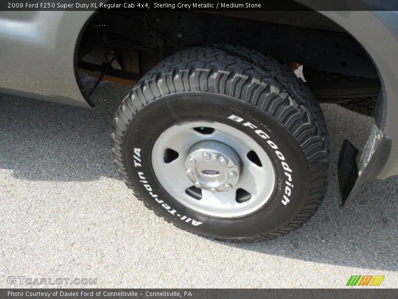 Sterling Grey Metallic / Medium Stone 2009 Ford F250 Super Duty XL Regular Cab 4x4