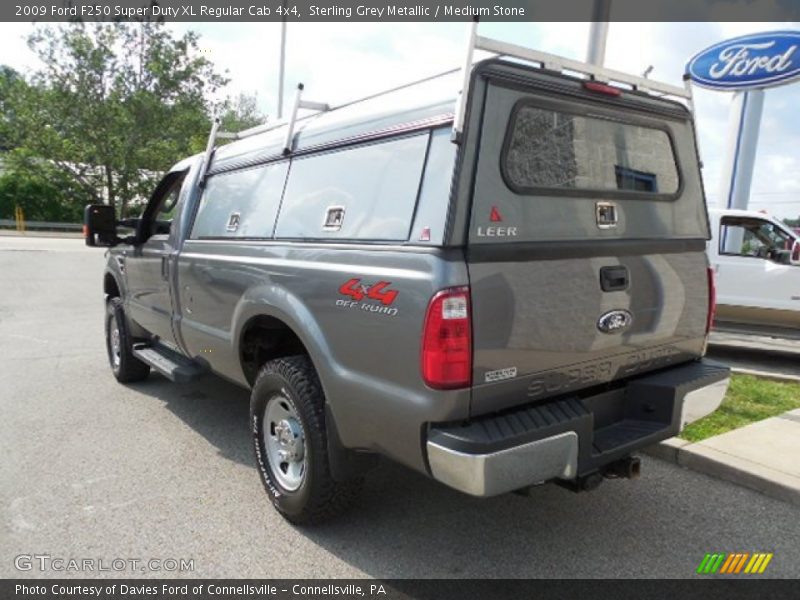 Sterling Grey Metallic / Medium Stone 2009 Ford F250 Super Duty XL Regular Cab 4x4