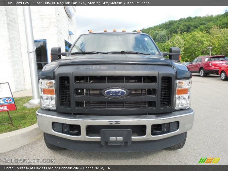 Sterling Grey Metallic / Medium Stone 2009 Ford F250 Super Duty XL Regular Cab 4x4