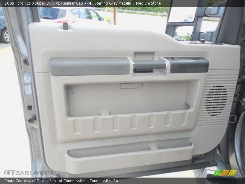 Sterling Grey Metallic / Medium Stone 2009 Ford F250 Super Duty XL Regular Cab 4x4