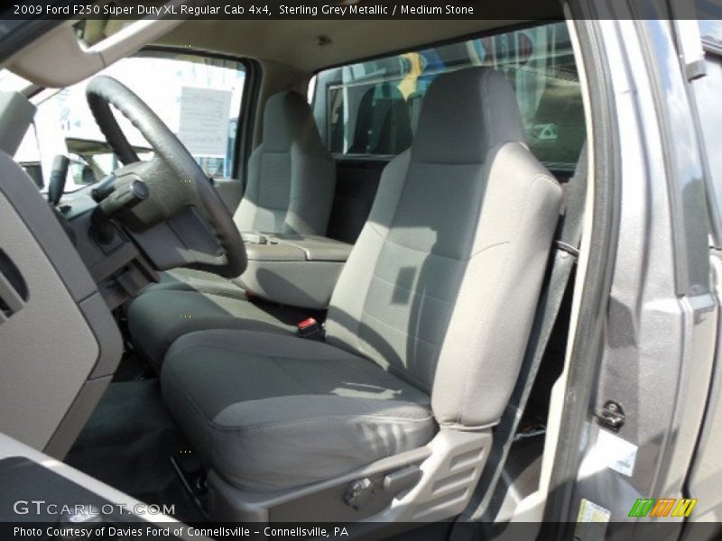 Sterling Grey Metallic / Medium Stone 2009 Ford F250 Super Duty XL Regular Cab 4x4