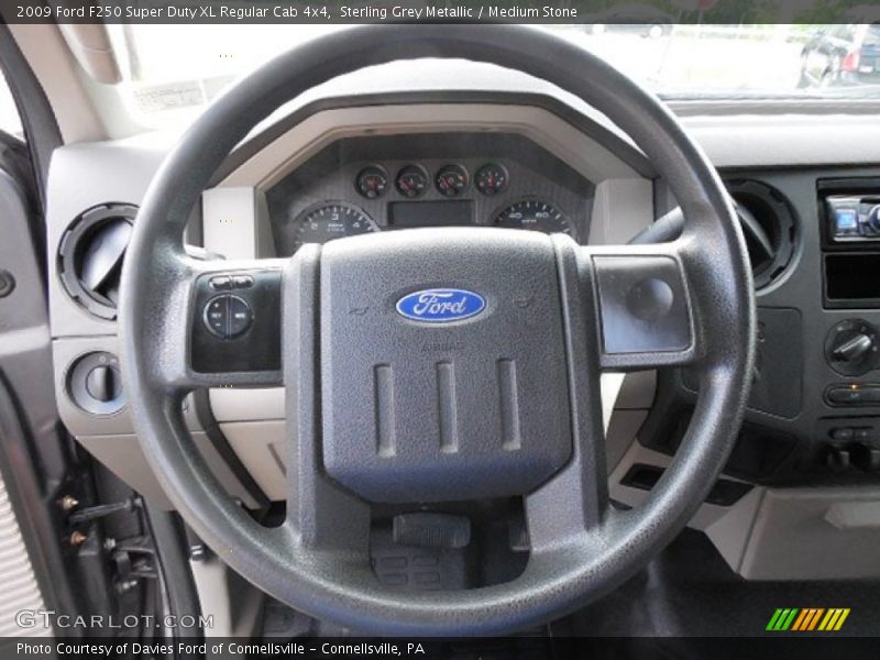 Sterling Grey Metallic / Medium Stone 2009 Ford F250 Super Duty XL Regular Cab 4x4