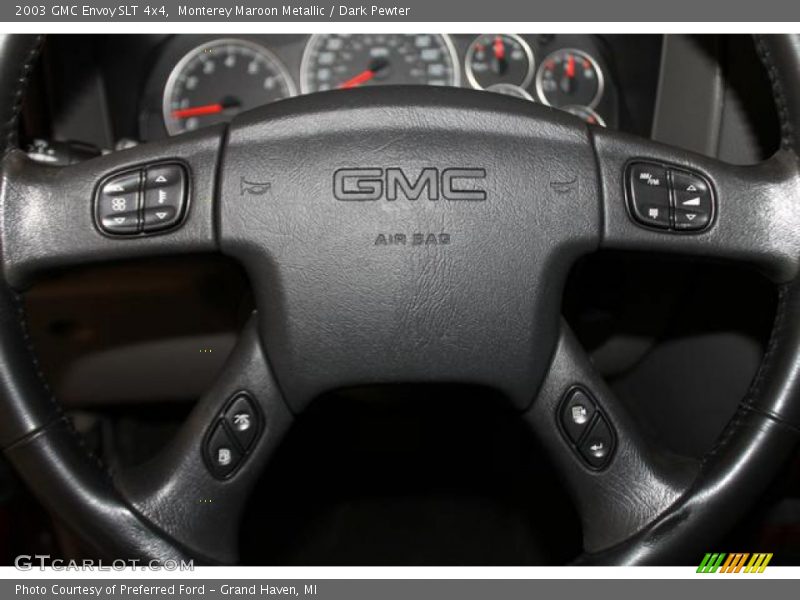 Monterey Maroon Metallic / Dark Pewter 2003 GMC Envoy SLT 4x4