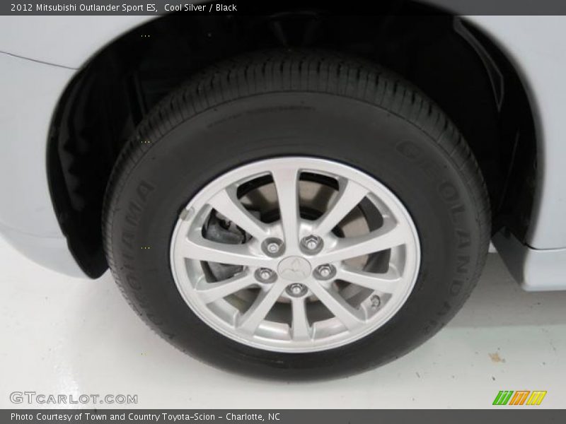 Cool Silver / Black 2012 Mitsubishi Outlander Sport ES