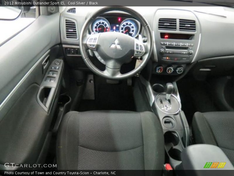 Cool Silver / Black 2012 Mitsubishi Outlander Sport ES