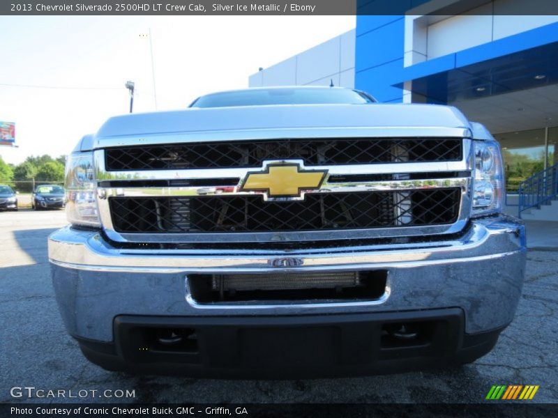 Silver Ice Metallic / Ebony 2013 Chevrolet Silverado 2500HD LT Crew Cab