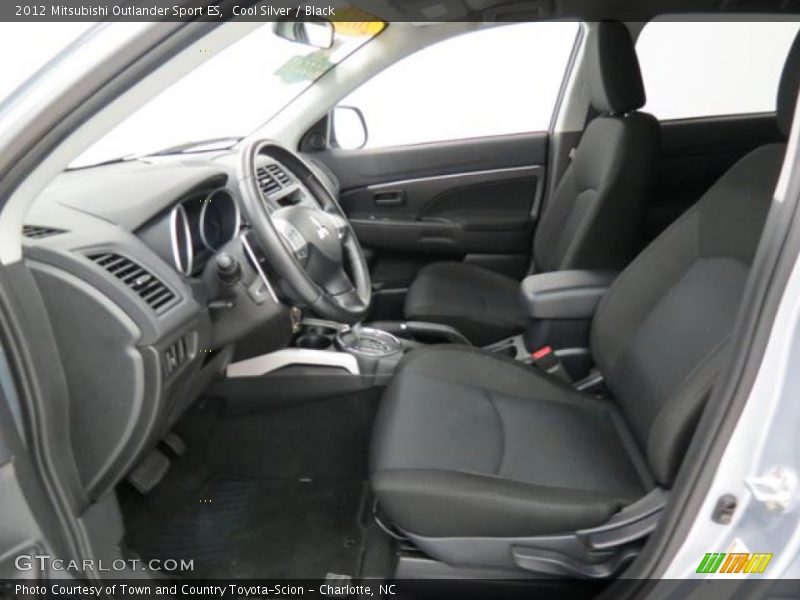 Cool Silver / Black 2012 Mitsubishi Outlander Sport ES