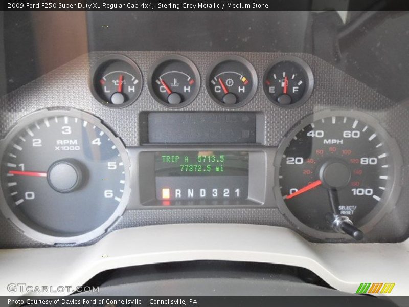 Sterling Grey Metallic / Medium Stone 2009 Ford F250 Super Duty XL Regular Cab 4x4