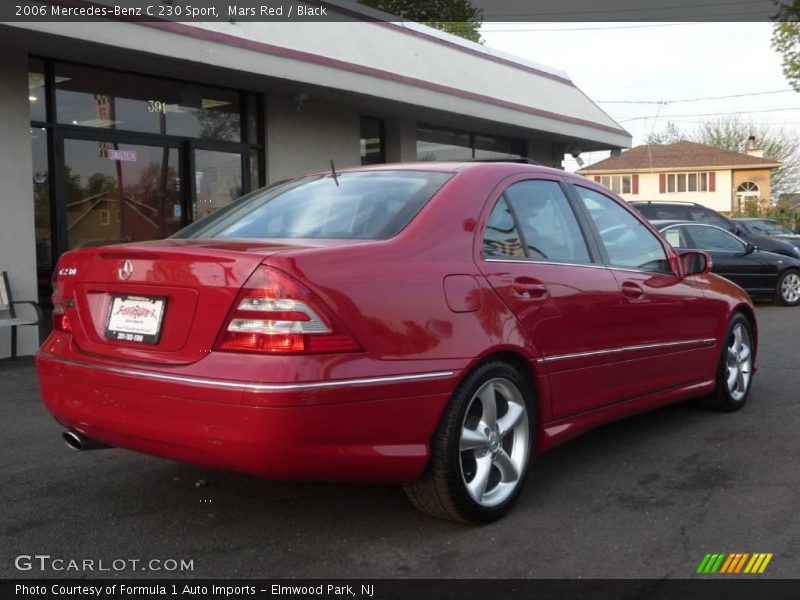Mars Red / Black 2006 Mercedes-Benz C 230 Sport