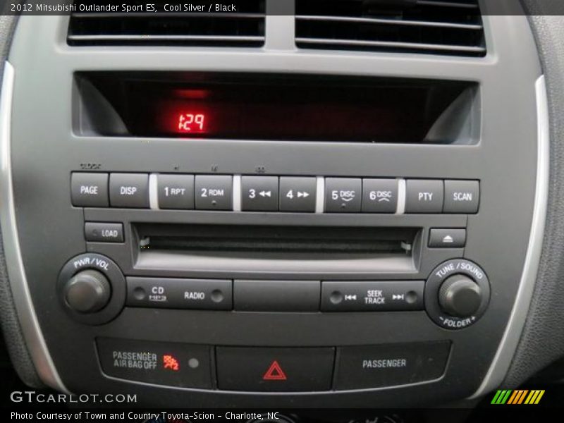 Cool Silver / Black 2012 Mitsubishi Outlander Sport ES