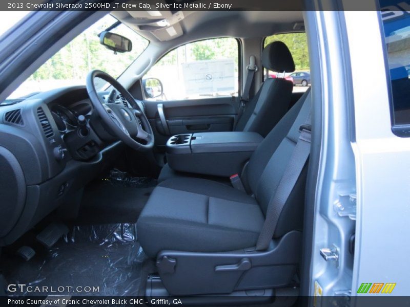 Silver Ice Metallic / Ebony 2013 Chevrolet Silverado 2500HD LT Crew Cab