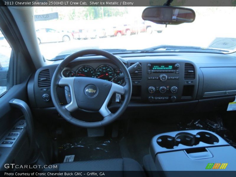 Silver Ice Metallic / Ebony 2013 Chevrolet Silverado 2500HD LT Crew Cab