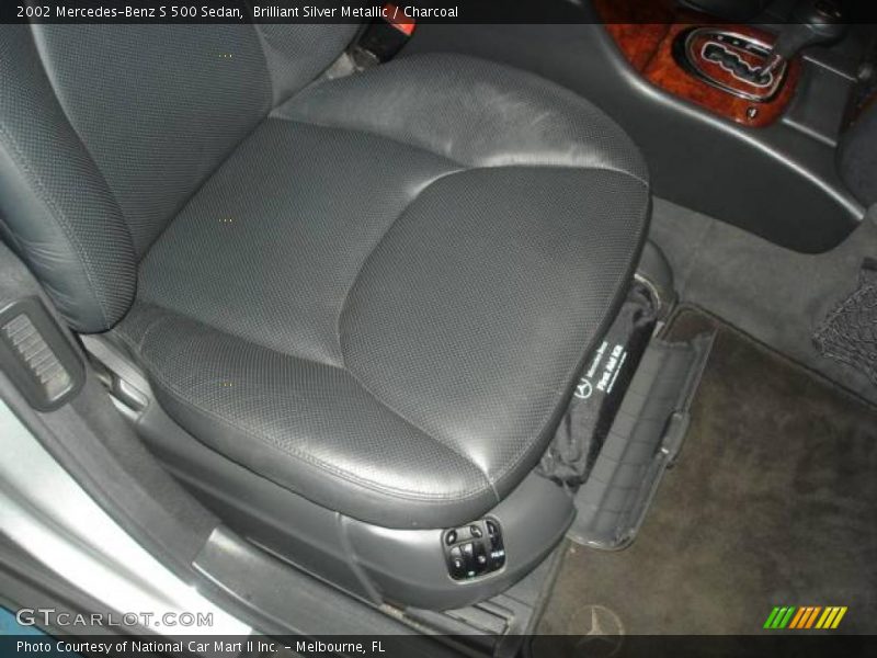 Brilliant Silver Metallic / Charcoal 2002 Mercedes-Benz S 500 Sedan