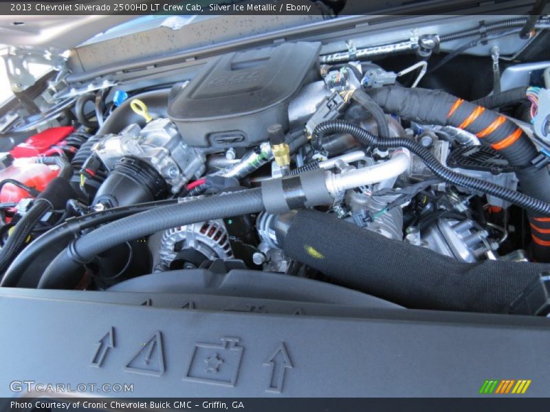 Silver Ice Metallic / Ebony 2013 Chevrolet Silverado 2500HD LT Crew Cab
