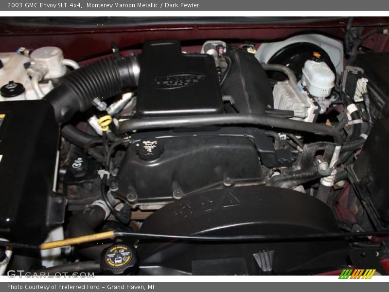 Monterey Maroon Metallic / Dark Pewter 2003 GMC Envoy SLT 4x4