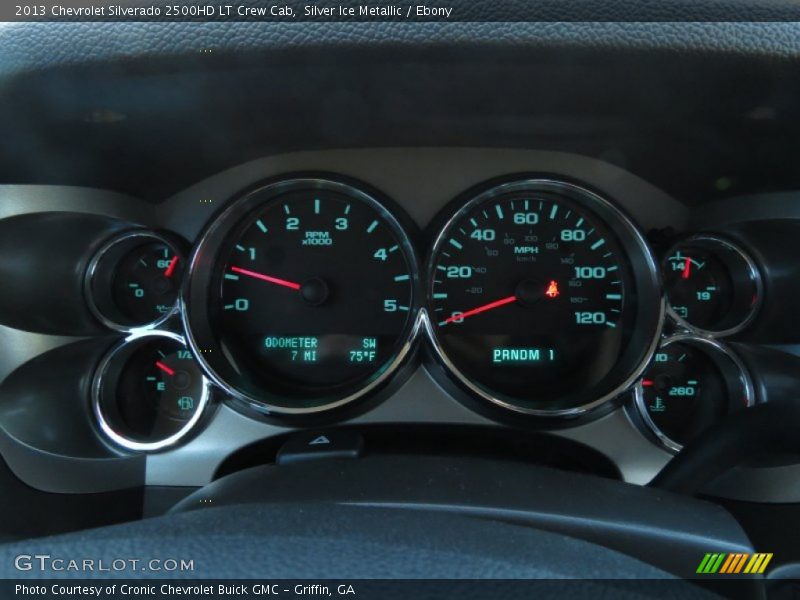 Silver Ice Metallic / Ebony 2013 Chevrolet Silverado 2500HD LT Crew Cab