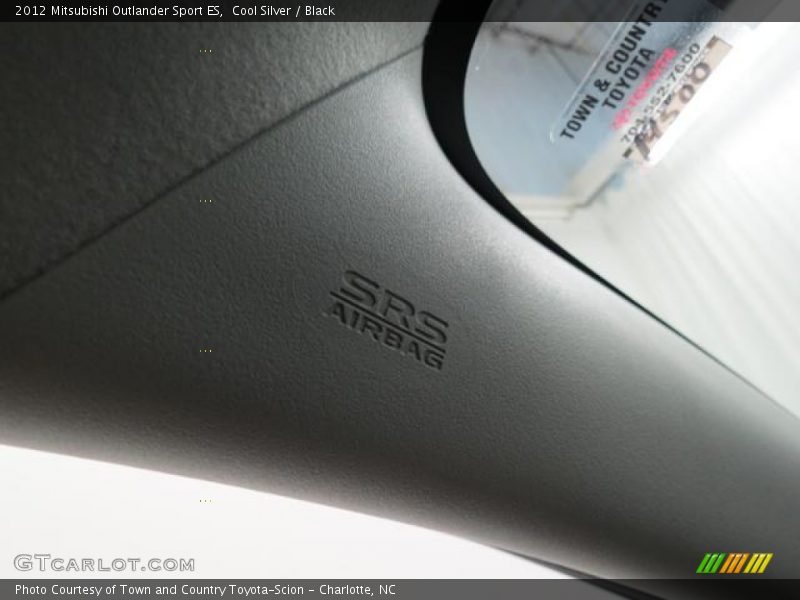 Cool Silver / Black 2012 Mitsubishi Outlander Sport ES