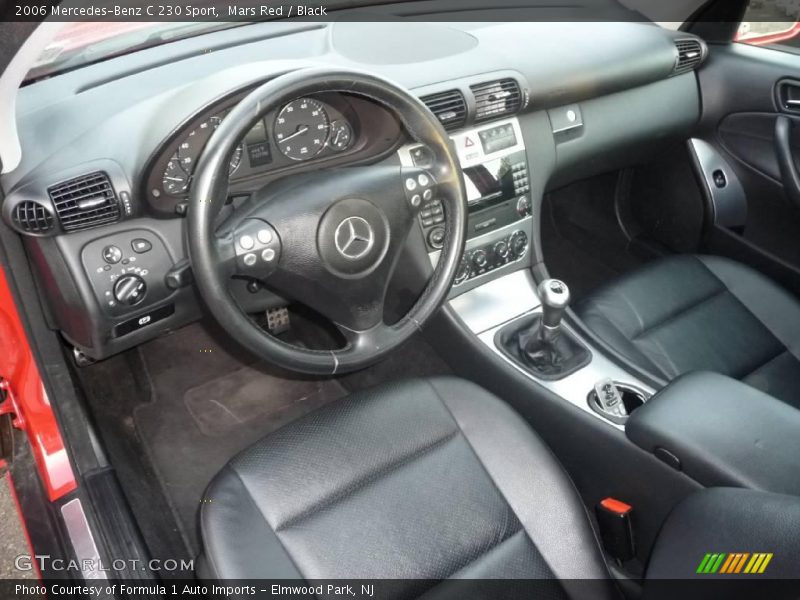 Mars Red / Black 2006 Mercedes-Benz C 230 Sport