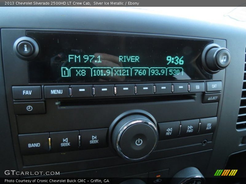Silver Ice Metallic / Ebony 2013 Chevrolet Silverado 2500HD LT Crew Cab