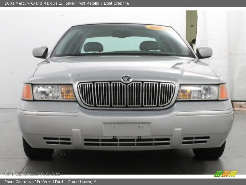 Silver Frost Metallic / Light Graphite 2001 Mercury Grand Marquis LS