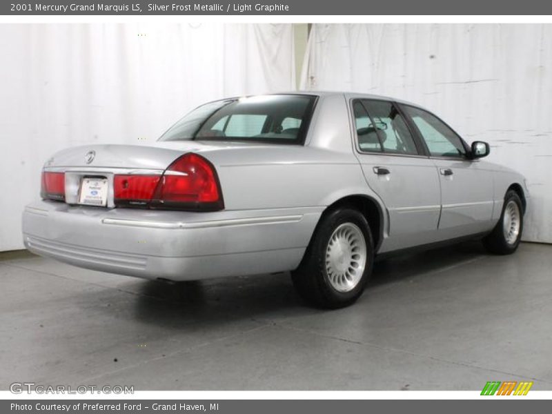 Silver Frost Metallic / Light Graphite 2001 Mercury Grand Marquis LS